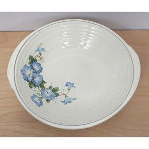 Vintage Edwin Knowles Blue Flower Yorktown 9" Bowl